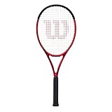 Wilson Tennisschläger Clash 100UL v2.0, Carbonfaser, Grifflastige Balance, 281 g, 68,6 cm Länge, Red / Black, Gr. 4 1/4