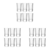 Jägermeister Shotgläser Set 4cl - 6er Set Schnapsglas – Eichstrich 2cl & 4cl - Spülmaschinenfest und Standfestes Likörglas - Das Original – Schnaps, Likör Glas (Packung mit 3)