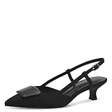 MARCO TOZZI Damen Slingpumps Spitz Elegant, Schwarz (Black), 38 EU