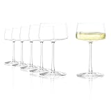 Stölzle Lausitz Power Champagnerschale 6er-Set I Hochwertige Champagner Schalen ideal für Sekt oder Prosecco I Dünne, Spühlmaschinenfeste Sektgläser I Elegante & filigrane Sekt Kristall Schalen