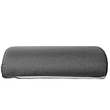 UKCOCO Halbzylindrisches Fußstützkissen für Büro Homeoffice Ergonomisches Fußpolster aus Hochdichtem Material rutschfeste Fußauflage für Beine und Rücken