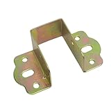 Hkfgdjdl 4-teiliges Bettscharnier-Set, einfache Installation, Möbelgelenk, Bettverbindungs-Set, Bettbeschläge, einfache Montage