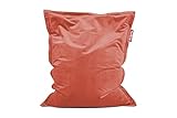 Fatboy® Original Slim Velvet Rhabarber | The Original Sitzsack aus Samt Bean Bag/Kissen/Sessel/Sofa für den Innenbereich | 155 x 120 cm