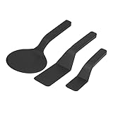 3pcs Premium Nylon Spatel Set mit abgeschrägten Kantenküchenutensilien für Nicht -Stick -Kochgeschirr für Braten Eier Pfannkuchen Muffins Brot Backen Kochen