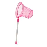 ifundom Fischernetz Für Fangen Kinderetze Fischernetze Zum Angeln Blau Strand Fischbäume Einziehbar Erweiterbar Im Freien Falten Angelnetze Für Fischernetz Nylon Rosa