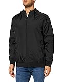 Urban Classics Herren Windbreaker Jacke, Schwarz, L EU