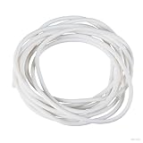 5 Meter Schaumstoff Dichtstreifen, Ø 3mm Fugen Dichtschnur, Silikon-Schaumstoff-Dichtungsstreifen, Dichtung Schaum Rundschnur, Runde Dichtschnur für Fugen, Fugenfüllprofil für Basteln Rohr Handwerk