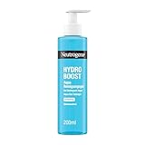 Neutrogena Hydro Boost Aqua Reinigungsgel Parfümfrei (200ml) klärende Gesichtsreinigung mit feuchtigkeitsspendender Hyaluronsäure für alle Hauttypen