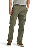 Wrangler Authentics Herren Cargohose mit lockerer Passform Hose, Oliv/Blatt für Mich (Leaf It to Me), 42W / 30L