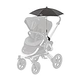 Maxi-Cosi Parasol, Stylischer und Praktischer Sonnenschirm für alle Maxi-Cosi Kinderwagen und Viele Mehr, mit UV-Lichtschutz 40+ inkl. Univsersal-Befestigung, Essential Black (schwarz)