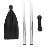 ABOOFAN Abnehmbares Kajakpaddel Aluminiumlegierung Ultraleichtes Ruder mit Schlagfestem Kunststoffblatt für Schlauchboot Kanu Angeln und Meerwasser Einsätze