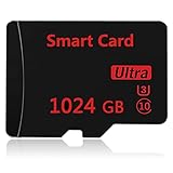 Micro-SD-Karte, 1 TB, Speicherkarte, 1024 GB, TF-Karte mit Adapter, Klasse 10, High-Speed-Micro-Karte für Android-Telefone/PC/Computer/Kamera