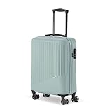 Travelite Handgepäck Trolley klein, Bali, 55x39x20 cm, 2,5 kg, Kratzfeste Hartschale, mit 4 Doppelrollen & Zahlenschloss – Koffer passend für Condor, Ryanair, easyJet
