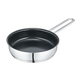 Berndes Mini Bratpfanne 16 cm Edelstahl PFAS-frei – kleine Bratpfanne – Induktion geeignet – Antihaftbeschichtet – langlebige Mini Pfanne für alle Herdarten