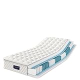 dowowdo Taschenfederkernmatratze 160x200 H3, 7-Zonen Hybrid-Matratze (Federkern & Kaltschaum), Öko-TEX & CertiPUR Zertifiziert, 25 cm Komforthöhe für Queen Size