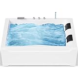 AQUADE Whirlpool Badewanne - Badewanne 180x120 cm - Unikales Whirlpool-Erlebnis nach Ihren Wünschen - Wählen Sie Ihre perfekte Wanne oder Whirlpool -Ihre individuelle Wahl für Wellness zu Hause