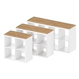 Holzplatte für Kallax Regal – 2er, 3er oder 4er, Deckplatte im Stil Artisan Eiche, Holzbrett für Würfelragl (für Kallax 4er (1467 x 392mm))