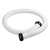 Xistuoz Ersatzschlauch für Poolpumpe, 150 cm, Salzwassersystem, Pool-Anschlussteile, auslaufsicher, für Wasserzirkulation, Rasen, Outdoor, Garten, Terrasse, Teich, Hinterhof, Gewerbe
