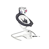 Babymoov Babyschaukel Swoon Motion Zink - inkl. 8 Melodien, 360° Sitzfläche, verstellbare Rückenlehne und Bewegungsmelder, 1 Stück (1er Pack)