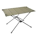 FDOSIJFOS Camping-Tisch, Klapptisch Leichter Aluminium Parallel Auto Selbstfahrende Tour Multifunktionstisch Picknicktisch(Gr眉n)