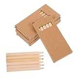 Ipetboom 5 Boxen Kurze Dicke Farbstifte für Lebendige Buntstifte mit Kräftigen Farben für Detaillierte Zeichnungen und Malbücher Robust und Wiederverwendbar Boxen mit Je Farben