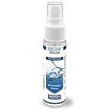 VisioClear® | 1x 30 ml Brillenreiniger Spray mit Sprühaufsatz, gegen Fettflecken & Abdrücke – antistatische & staubabweisende Reinigung der Brille - schonend für alle Gläser-Typen, mit Beschlagschutz
