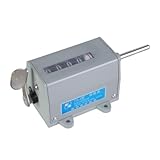 Zug-/Drehzähler mit Zählbereichen 0-99999, mechanischer zurücksetzbarer Zähler, 5-stelliger Zugzähler