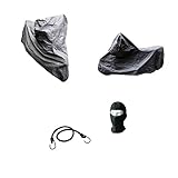 Kompatibel mit Ducati 900 SS SU Light Motorradabdeckung für Windschutzscheibe und Topcase, wasserdicht, für Motorräder Maximoto, Größe XXL, 295 x 110 x 140 cm