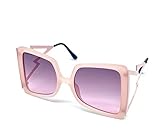 Sonnenbrille Mit Großem Rahmen For Herren Und Damen Im Outdoor-Urlaub, Strandparty, Sport, UV400, Autofahren(Pink)