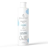 Puurest shampoo ohne sulfate parabene und silikone - ohne alkohol, salz, duftstoffe - haarshampoo natürliches & vegan, sulfatfrei, parfümfrei - Unscented - 250ml