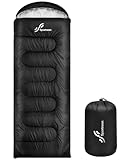 Schlafsack Outdoor für Camping: Sportneer 3-4 Jahreszeiten Sommerschlafsack Schlafsäcke Winter Sleeping Bag Kleines Packmaß Tragbar Ultraleicht 1,7kg Full Filling für Erwachsene Trekking Reise