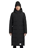 KHUJO Damen Jacke Dani Winterjacke Daunenjacke Down Jacket (DE/NL/SE/PL, Alphanumerisch, L, Regular, Regular, Black)