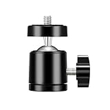 Um 360 Grad drehbares Metallstativ, runder Kopf für Vielseitigkeit, Fotografie und Video, Videogeräte, Vollmetall-Panoramakopf