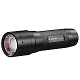 Ledlenser P7 Core Allround Taschenlampe LED, 450 Lumen, fokussierbar, 300m Leuchtweite, 4xAAA batteriebetrieben, inkl. Batterien, drei Helligkeitsstufen, Flashlight