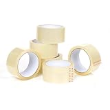 PAKICO | Verpackungsband | Set selbstklebender Verpackungsbänder | Transparent, 6 Stück