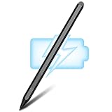 Stylus Pen für Surface mit 1024 Druckstufe & Radiergummi & Rechtsklick, Eingebaute Doppelmagnete. Pen für Microsoft Surface Werk für Surface Pro 3-9/X, Surface Go 3/Book 3/Laptop 4/Studio 2 (Schwarz)