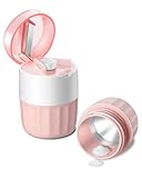 Tablettenmörser und Tablettenteiler – Cotatoc 3-in-1 Pillenzerkleinerer mit Mörser aus Edelstahl, tragbarer Tablettenmörser für Feines Pulver für ältere Menschen und Haustiere