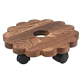 EPIGEIST Massiver Pflanzkübel Untersetzer mit Øcm Mobiles Pflanzenroller aus Robustem Wetterfestes Blumentopf Rollbrett für Balkon Garten Wohnzimmer Vielseitiger Bonsai Halter