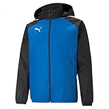 PUMA TeamLIGA All Weather Regenjacke Kinder blau/schwarz, 152