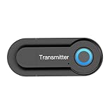 jojofuny USB Audio Transmitter Klinken Audio Adapter Kabelloser Stereo Audio Sender Für Kopfhörer TV Und Computer Für Optimale Klangübertragung