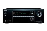 Onkyo TX-SR393DAB 5.2-Kanal AV Receiver (Bluetooth, DTS:X, Hi-Res, Dolby Atmos, DAB+), Schwarz