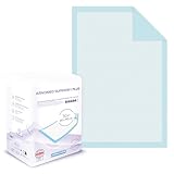ARNOMED Krankenunterlagen 60x90cm, 240x saugstarke Inkontinenzunterlagen Einweg, Wickelunterlage für Babys, 5-lagige Zellstoff Unterlagen fürs Bett bei zB. Inkontinenz, Wickelunterlage Einweggebrauch
