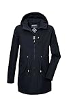 killtec Mädchen Funktionsparka/Parka wasserdicht mit Kapuze KOS 148 GRLS PRK, dunkelnavy, 164, 43021-000