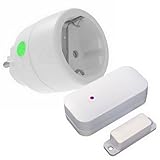 Funk-Abluftsteuerung Komplett-Set mit Funkstecker und Fensterkontaktschalter PKA-510