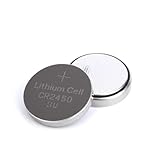 CR2450 Batterien 2er-Pack 3V – Longlife, hohe Leistung – Für Fernbedienung, Parkuhr, Parkscheibe, Uhr, LED Licht, Spielzeug, Blitzerwarner, Küchengeräte – Knopfzellen Batterie