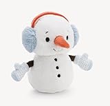 Plüschfigur Schneemann 15cm - weiß - Weiches NICI Plüschschneemann – Flauschige Stofffigur zum Kuscheln & Spielen – tolle Geschenkidee für Kinder & Erwachsene | 62410