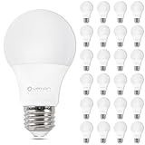 VATION LIGHTING A19 LED Light Bulbs 60W Softwhite 2700K, 8.5Watt Efficient, 800 Lumens, E26 Medium Base, Non-Dimmable, ETL/UL Listed, 24 Pack