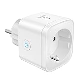 WLAN Smart Steckdose EIGHTREE, Smart Steckdose, Smart Home WiFi Steckdose, Alexa Zubehör, Stromverbrauch Messen, Zeitplan, Fernzugriff, Funktioniert mit Alexa, Google Home, SmartThings, 16A