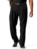 JMIERR Chino Hose Herren Baggy Anzughose Regular Fit Casual Weite Hose Herren Stretch Stoffhose Baggy Jogginghose Freizeithosen für Männer，Schwarz XXL