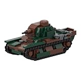 MasterBrickPlay Technik Panzer Bausatz, MOC-127245 R40 Militärische Panzer Bausteine, 326 Teile Klemmbausteine Konstruktionsspielzeug Geschenk für Erwachsene